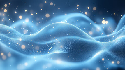 A soft, gradient background in muted blue and gray shades, overlaid with minimalistic lines and dots, ideal for technology content.