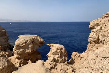 rocks and sea