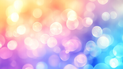 Fototapeta premium Abstract bokeh effect with subtle light orbs in pastel colors