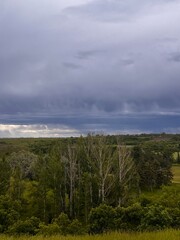 clouds over the sea