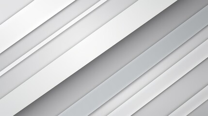 Obraz premium A sleek, modern design featuring overlapping diagonal stripes in varying shades of gray, creating a dynamic visual effect.
