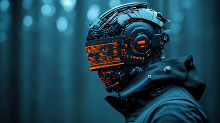 Cognitive science in cyborg systems, focusing on the interaction between human thought processes and cybernetic augmentation