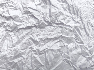 crumpled white paper background. Colorful white crumpled paper texture. Rough grunge old blank. Colored background. Vector illustration