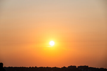 Sunset over the City