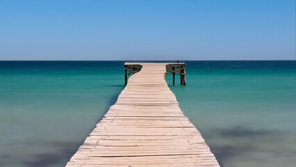 Empty Jetty at Playa del Muro