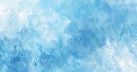 A serene abstract watercolor background in shades of blue, ideal for design projects or calming visuals.