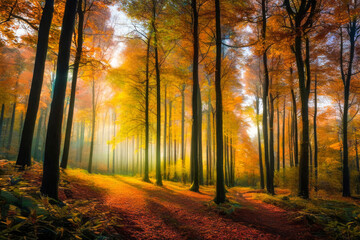 autumn in the forest