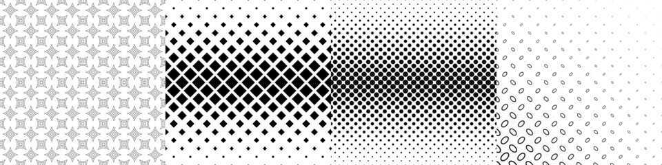 Black and white pattern collection