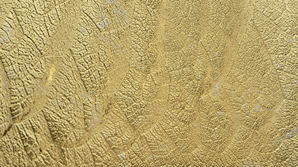 Elegant Gold Leaf Texture Background: Luxurious Golden Pattern Design - 8K Resolution