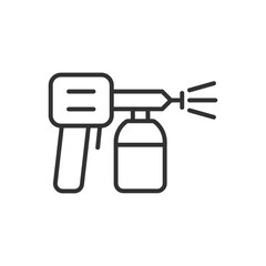 airbrush icon - paint gun icon - spray gun icon