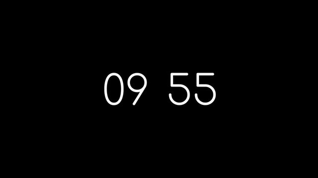 10 min countdown timer animation hd 