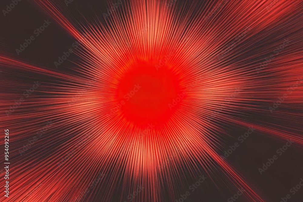 Poster vibrant red gradient canvas featuring luminous light and subtle textured design