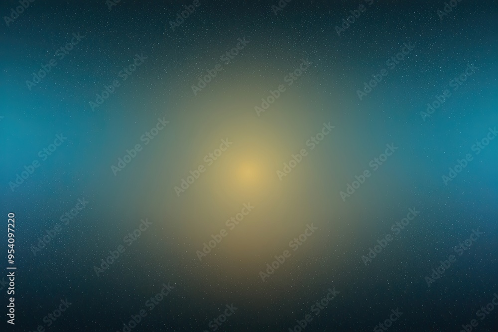Poster blue gradient background grainy glow light and dark noise texture effect