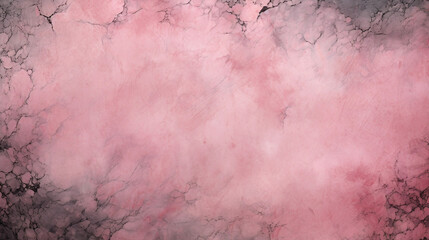 rose pink background with marbled vintage black grung
