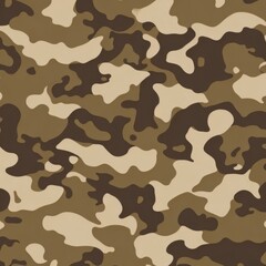Naklejka premium Brown camouflage texture