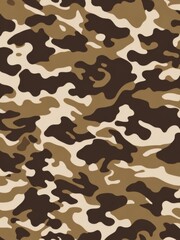 Naklejka premium Brown camouflage texture