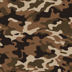 Naklejka premium Brown camouflage texture