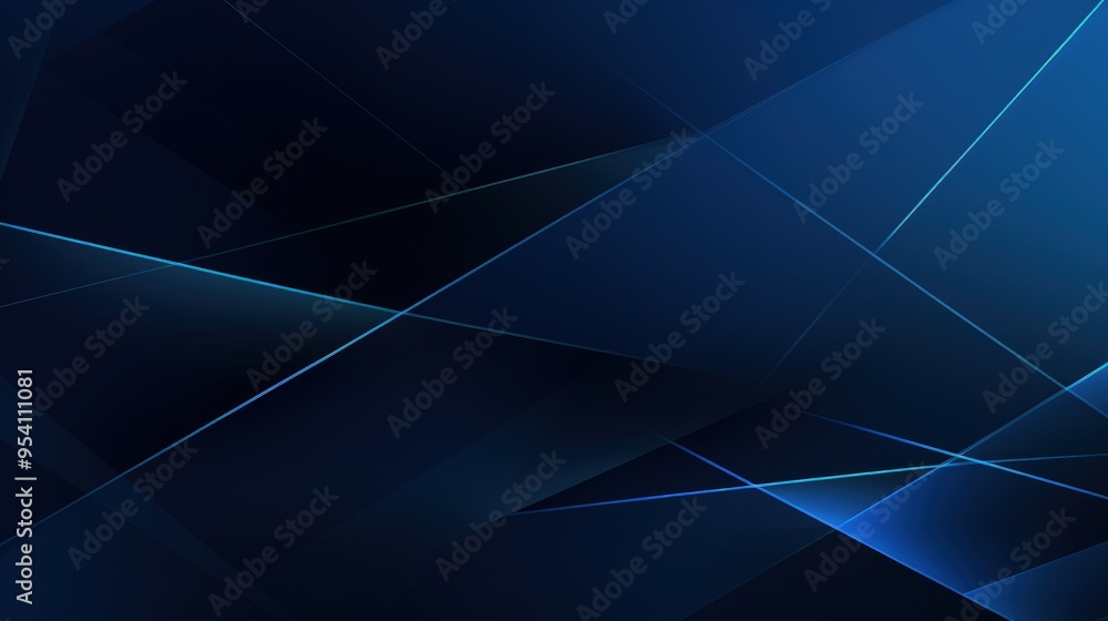 Poster a modern abstract background with blue tones and intersecting lines.