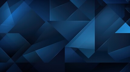 Fototapeta premium Abstract geometric design featuring various shades of blue.