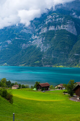 Clear Swiss Mirror Mountain Lake