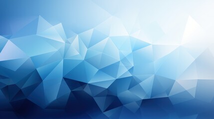 Obraz premium A geometric abstract design featuring shades of blue and light, ideal for backgrounds.