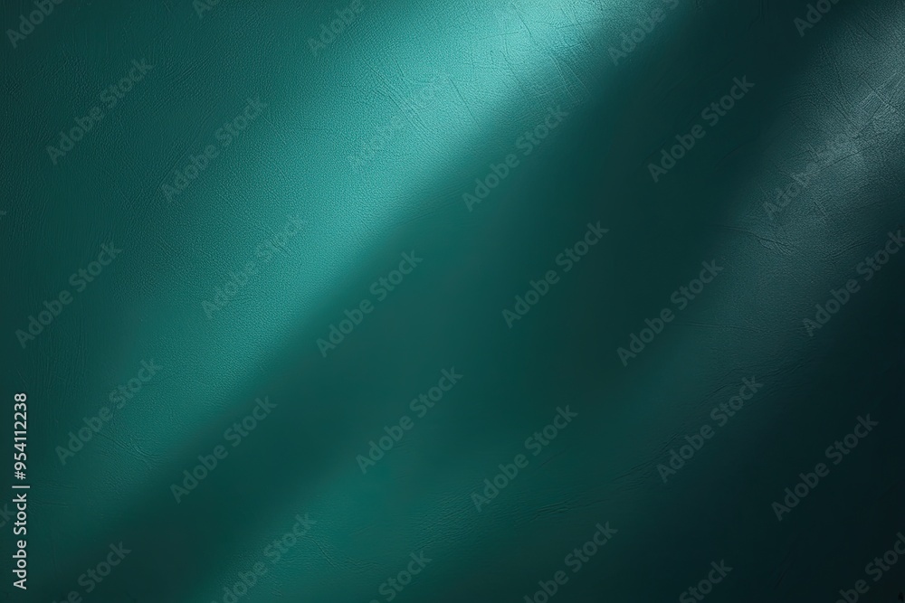Poster teal gradient background with textured shadows for stunning atmosphere design