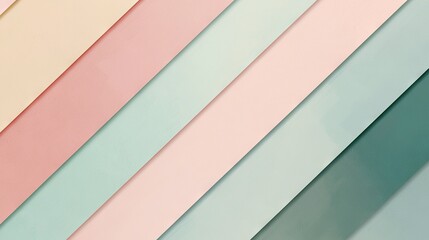 Fototapeta premium A high-resolution image of a wall with various shades of paint adorning its surface, as well as a clock positioned centrally