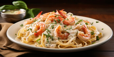 shrimp alfredo