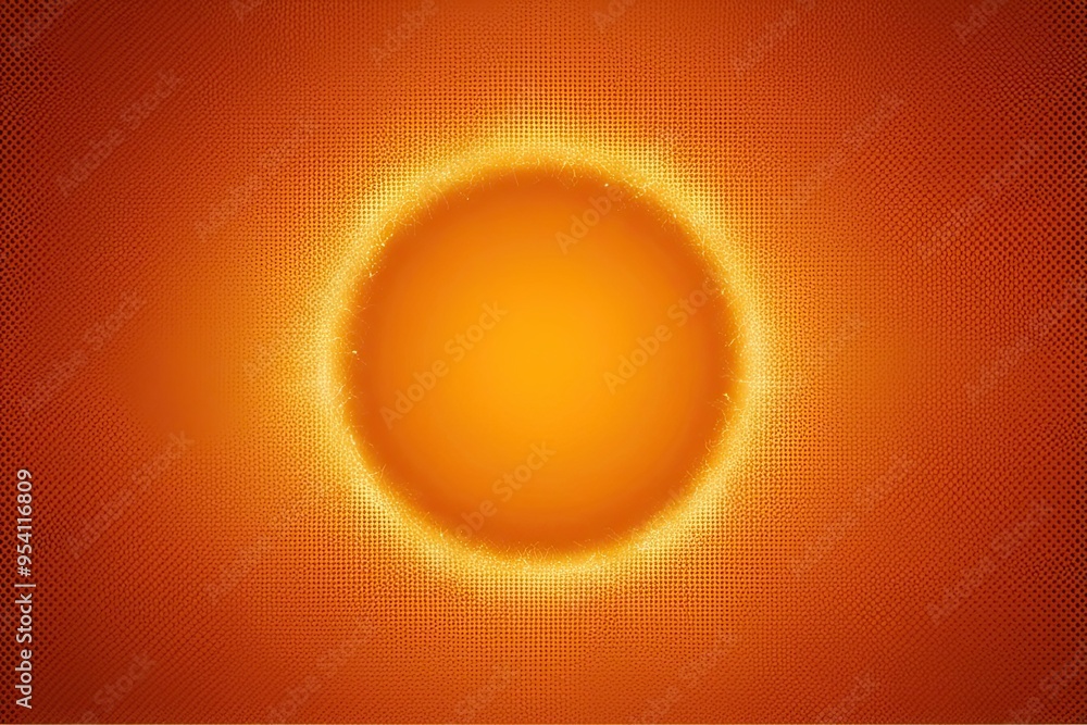 Poster vibrant orange gradient background with bright amber glow and textured noise effect for dynamic desi