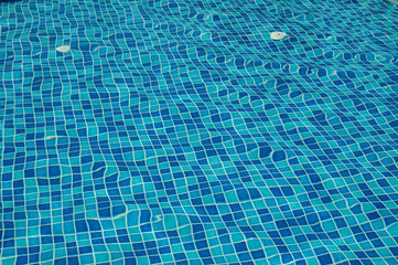 Texture of water in swimming pool for background 4
