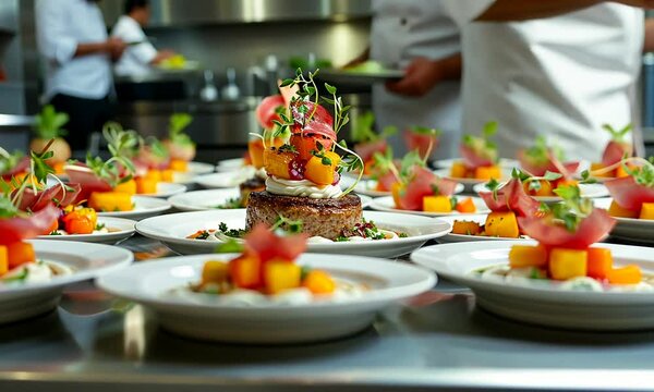 fine dining plating
