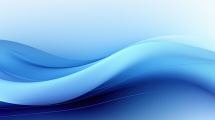 Abstract blue waves creating a smooth, flowing design.