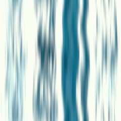 Modern summer thin line striped blur wash seamless pattern background for trendy beach wear and coastal living designs. Repeatable alcohol ink bleed effect in blue white indigo colors