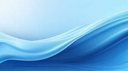 A smooth wave-like design in shades of blue, creating a calming and serene atmosphere.