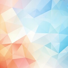 Fototapeta premium A soft, abstract background featuring pastel-colored triangular shapes.