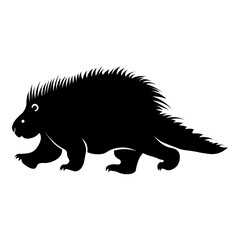 Side View of Porcupine