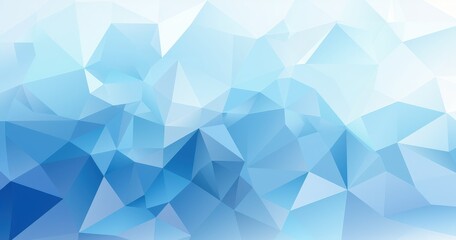 Fototapeta premium A geometric abstract background in shades of blue, suitable for digital design or presentations.