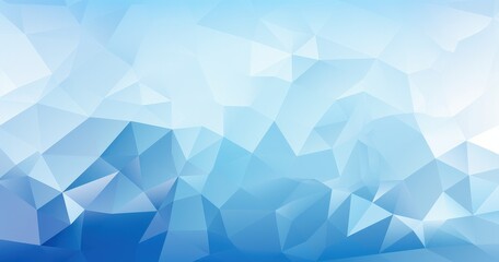 A geometric abstract background featuring shades of blue and light tones.