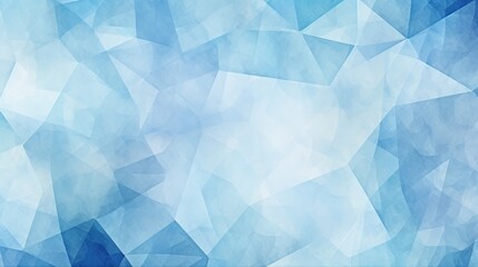 Obraz premium A soft blue abstract background with geometric shapes and gradients.