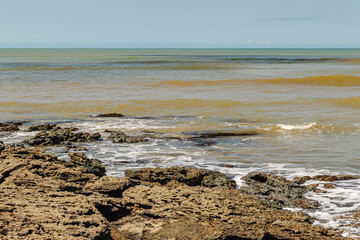 praia na cidade de Aracruz, Estado do Espírito Santo, Brasil