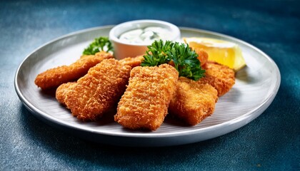 Fototapeta premium Nuggets de filé de peixe