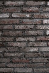 Old red brick wall background