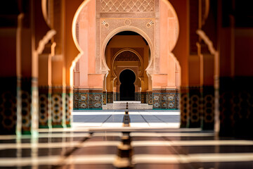 Ornate Islamic Archway with Rich Patterns | Stunning Traditional Architecture and Intricate Design