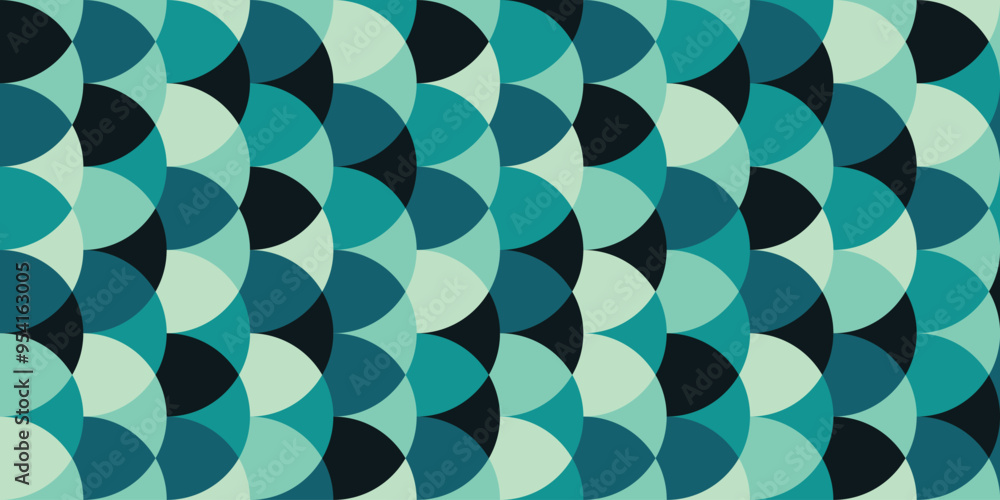 Fototapete abstract geometric pattern background, abstract pattern background with retro color theme,abstract c