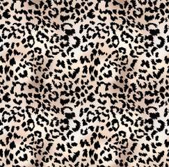 Leopard and zebra pattern design, illustration background. Textile print pattern. Painting abstract pattern.