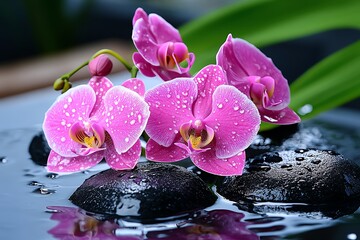 Orchids, floating in water, serene arrangements offer a peaceful and calming visual experience