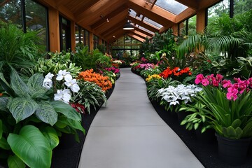 Orchids, greenhouses, year-round blooms bring the beauty of tropical climates to colder regions