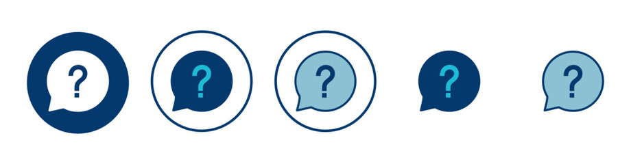 Question Icon vector isolated on white background. Question mark sign. help icon. Faq
