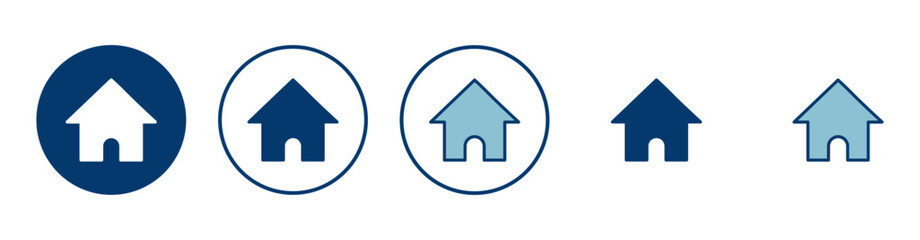 Home icon vector isolated on white background. House vector icon. Address