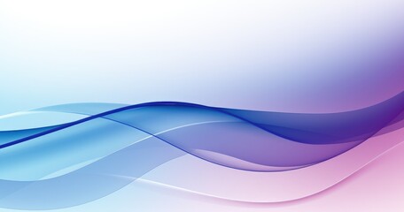 Obraz premium A smooth gradient wave design in blue and pink tones, suitable for backgrounds or graphics.